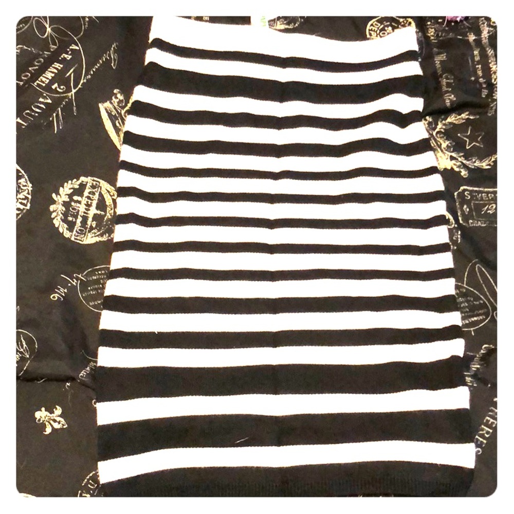 Black & white Pencil Skirt